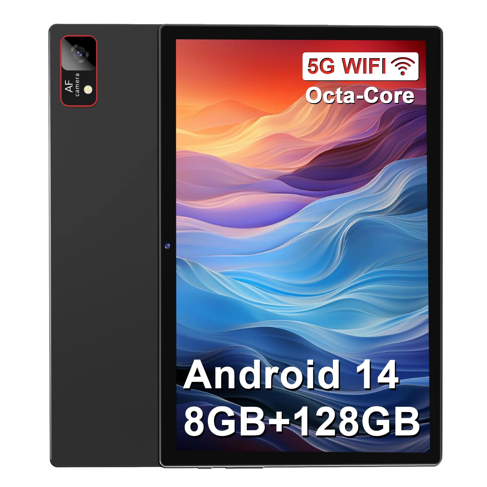 2025 Advance Android 14 Tablet 10.1' HD Octa - Core 128GB + 8GB Dual - Band 5G - PrimeNest
