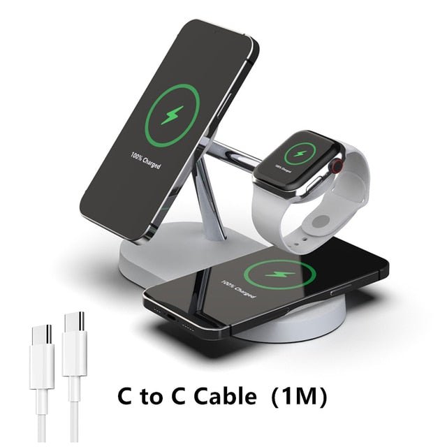 3 - in - 1 Wireless Magsafe Charger Stand - PrimeNest
