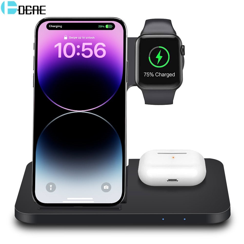 3in1 Wireless Fast Charger Dock Station - PrimeNest