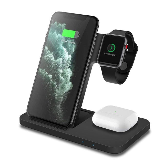 3in1 Wireless Fast Charger Dock Station - PrimeNest