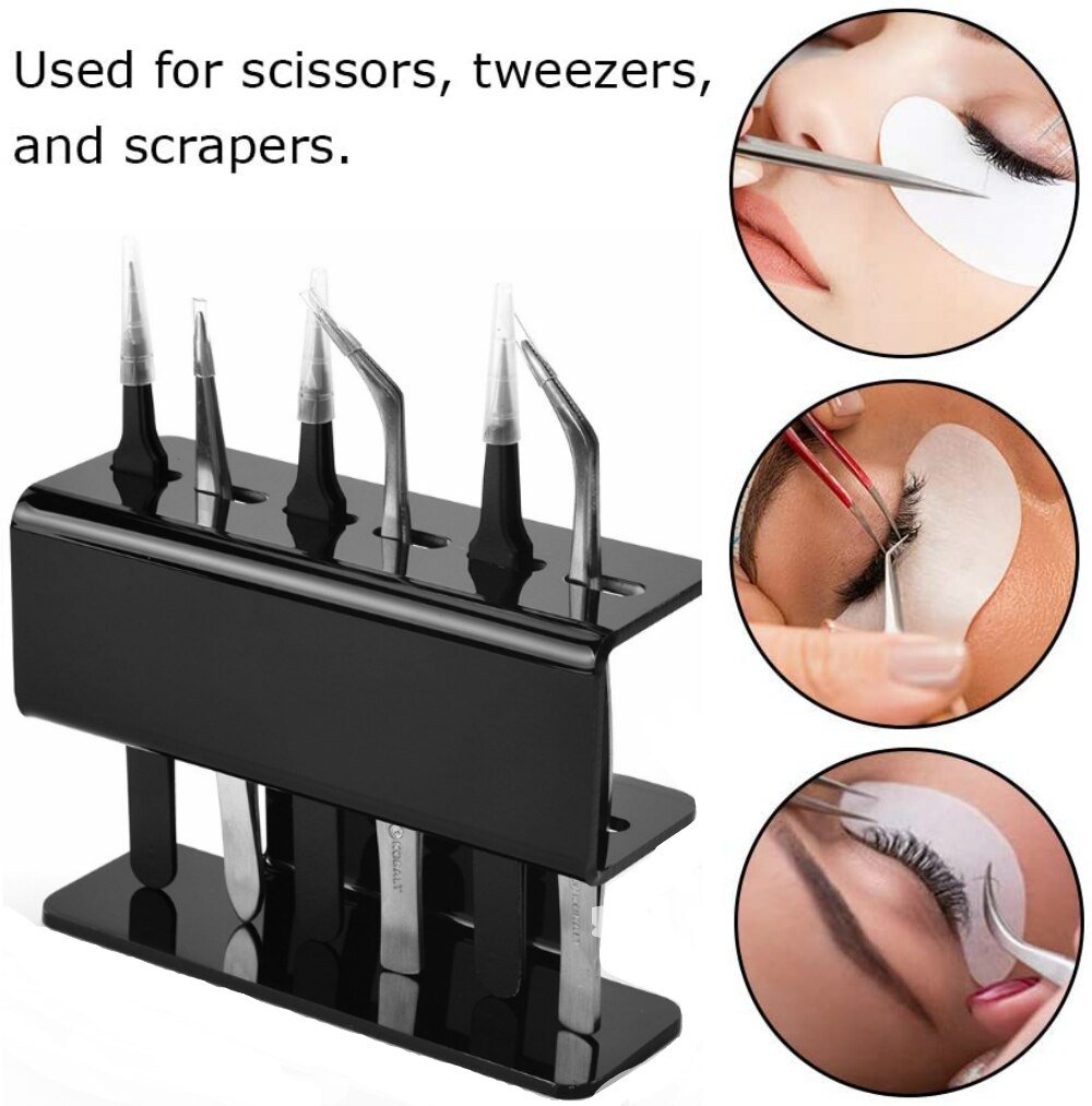Acrylic Eyelash Tweezers Holder - PrimeNest