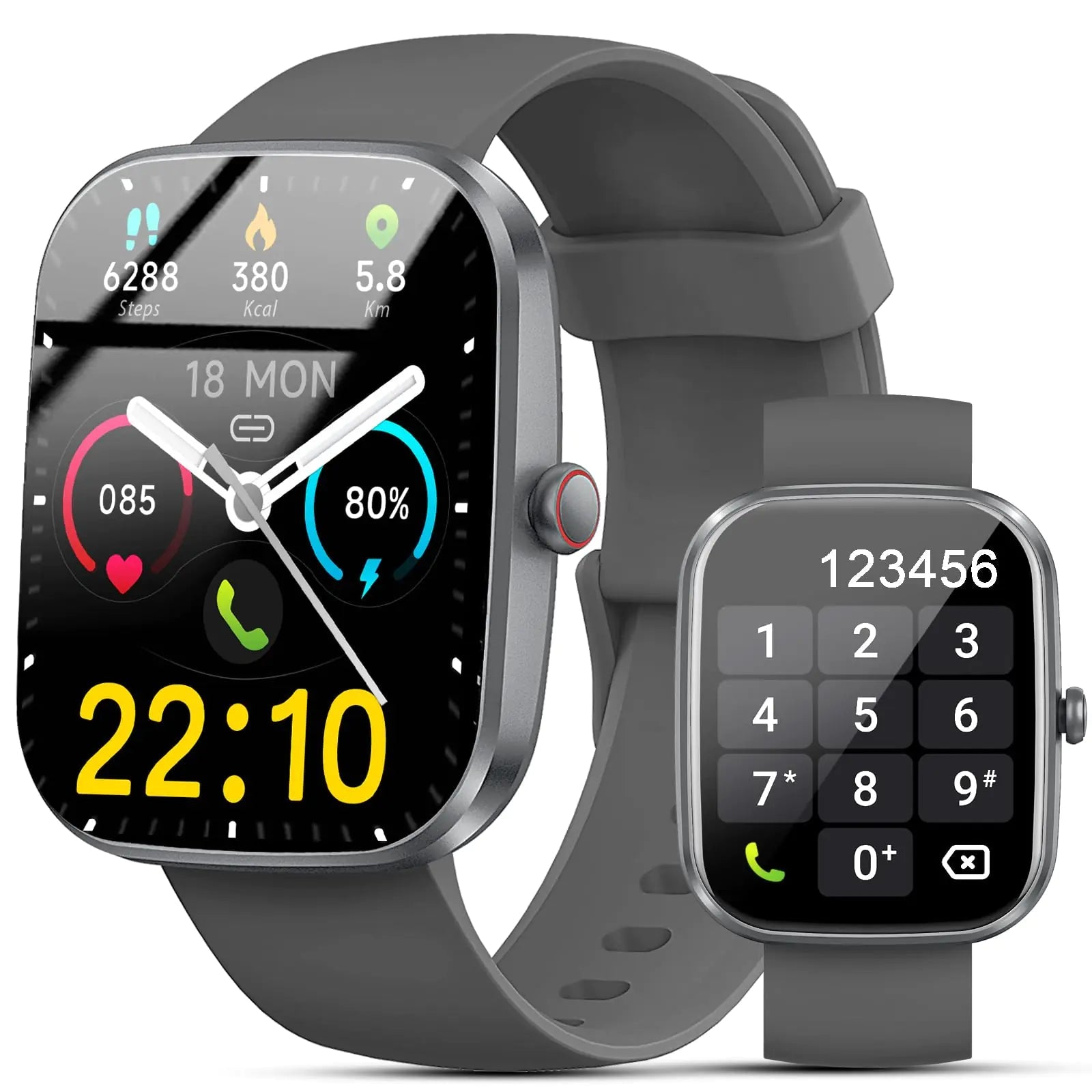 ActiveFit 1.91" Smartwatch - Calls, 110+ Sports & Health Monitoring - PrimeNest