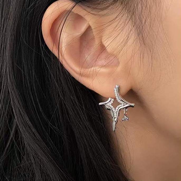 Asterism Rhinestone Earrings - PrimeNest