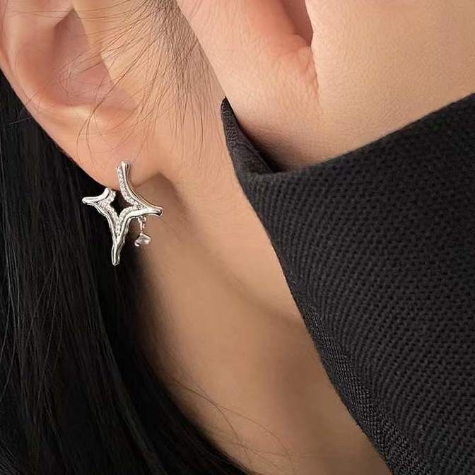 Asterism Rhinestone Earrings - PrimeNest