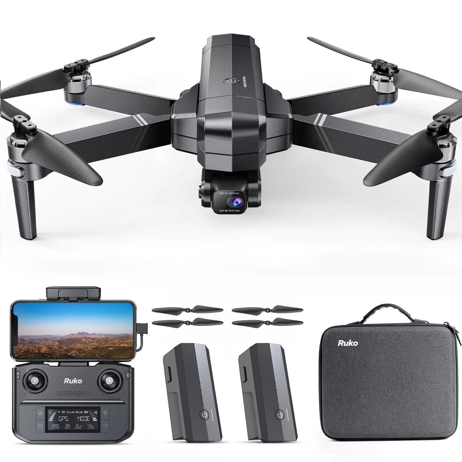 Ruko F11GIM2 Advanced 4K Camera Drone with 64 - Min Flight - PrimeNest